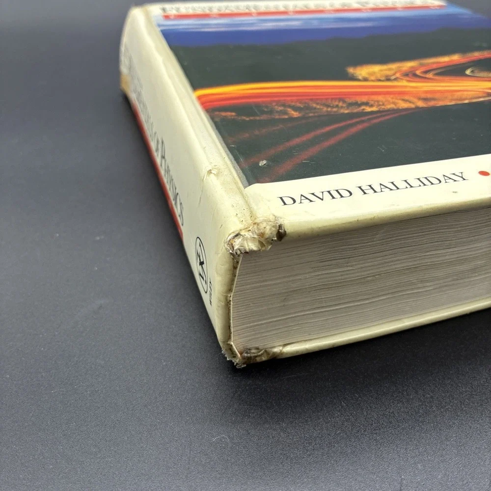 Fundamentals of Physics David Halliday Hardcover Textbook Acceptable Condition